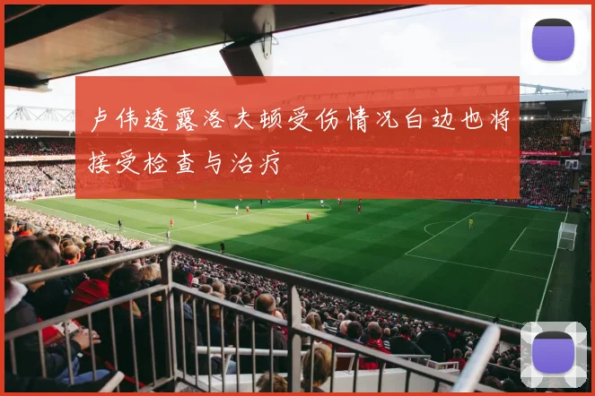 卢伟透露洛夫顿受伤情况白边也将接受检查与治疗